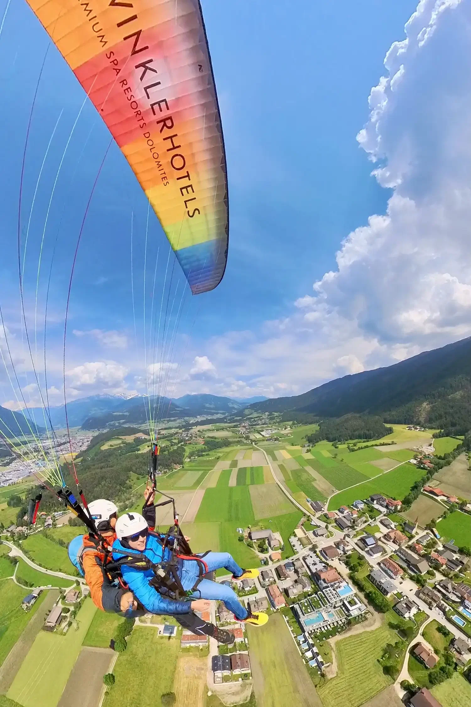 Volo in parapendio con Martin