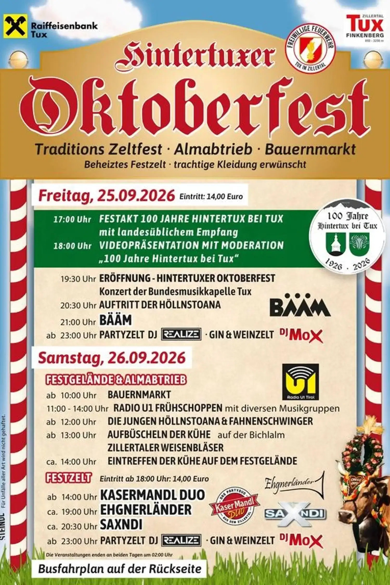 Hintertuxer Oktoberfest 2026