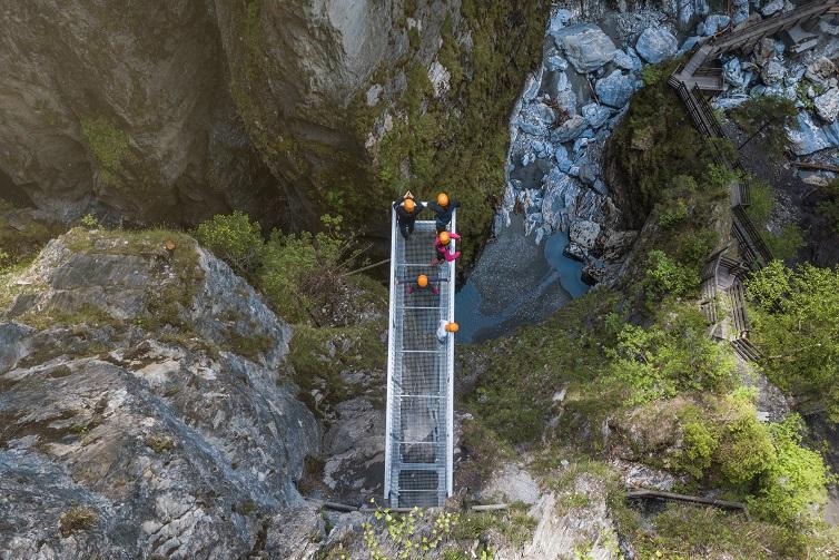Klettersteig Kitzlochklamm - mittel bis schwer