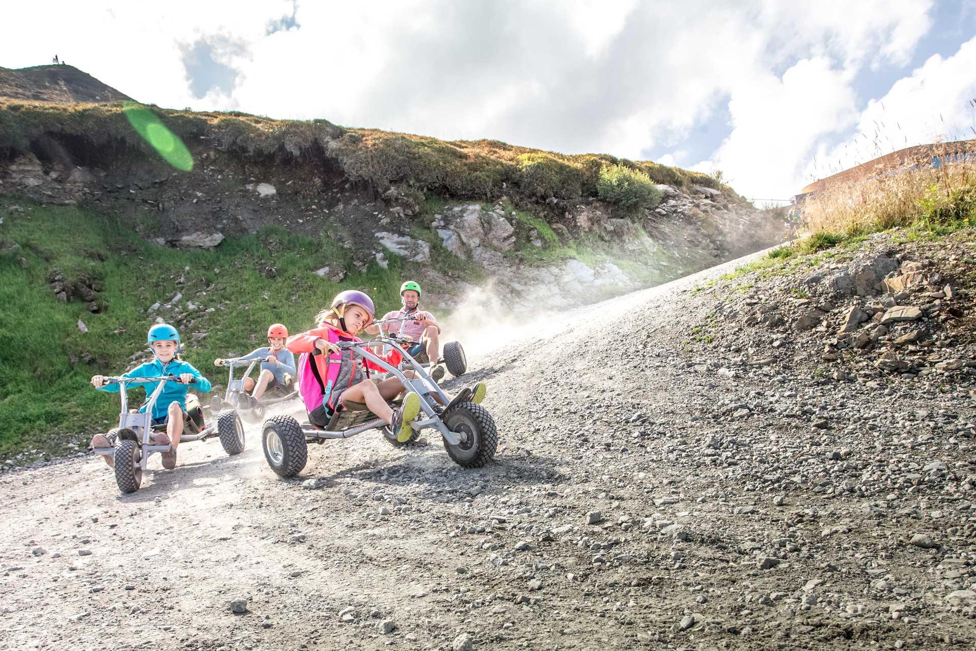 Fahrspaß mit den Mountaincarts
