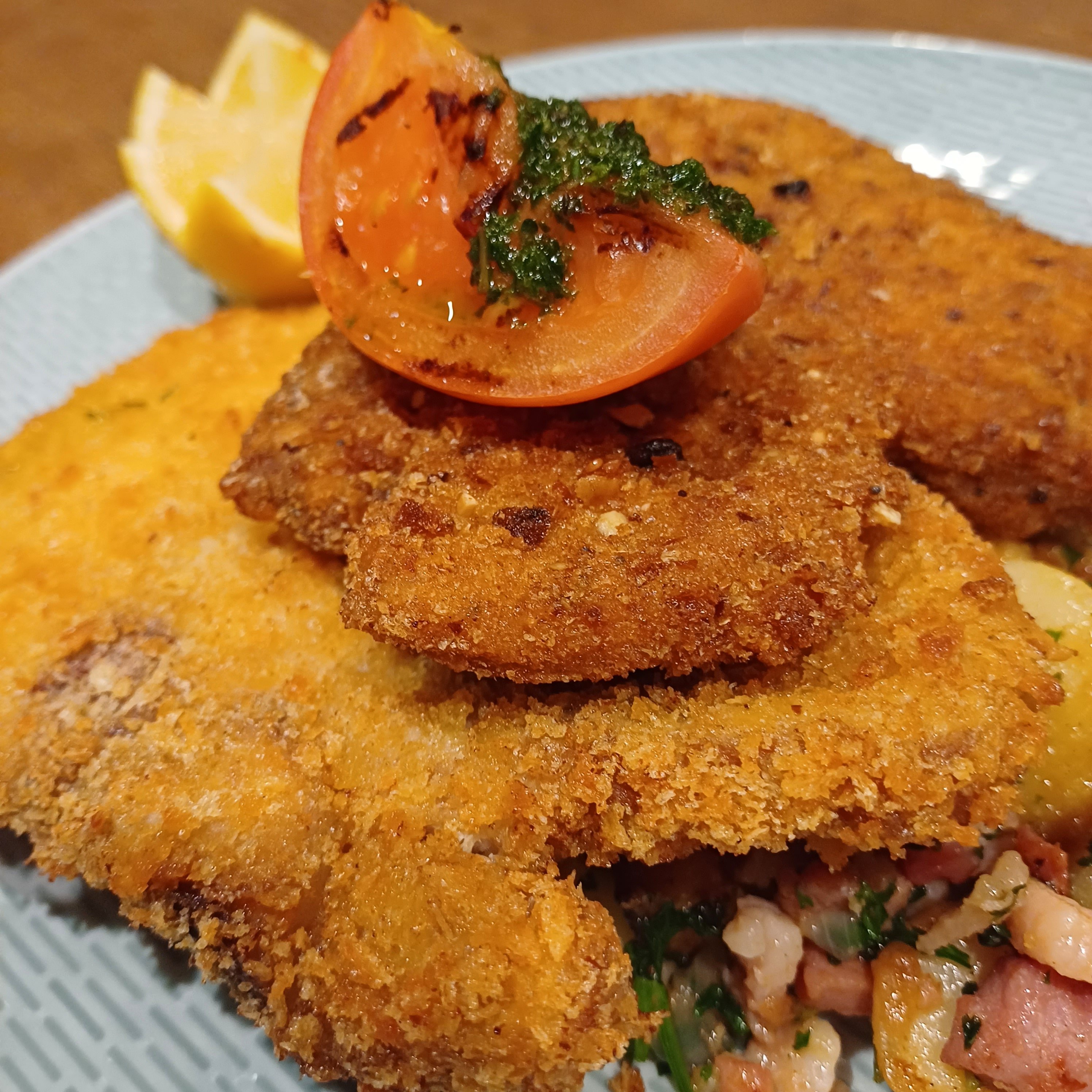 Schnitzelbuffet satt