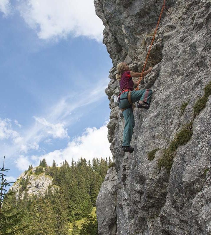 Be a rockstar! Schnupperklettern am Felsen