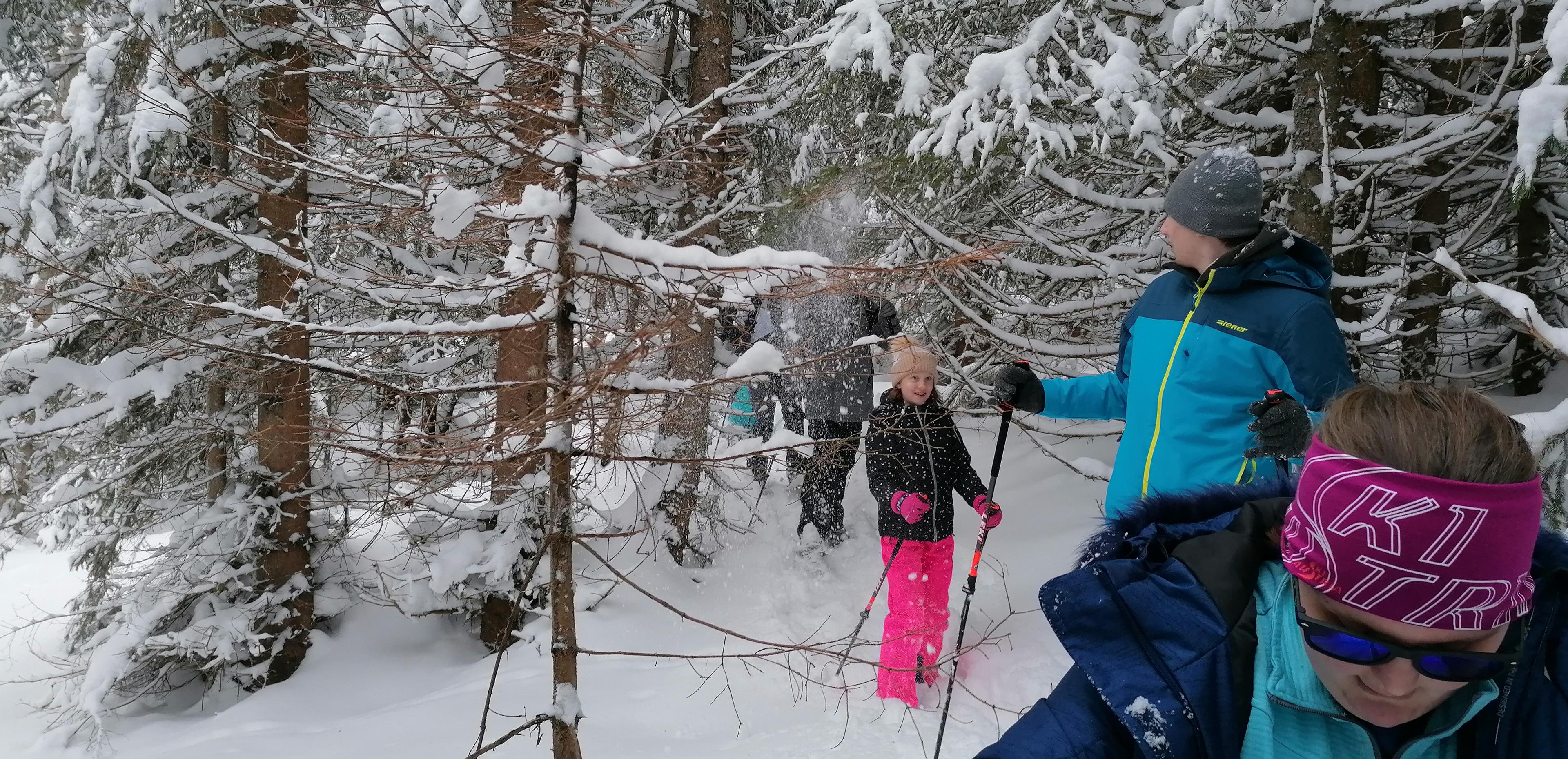 Adventure - family snowshoe hike with storytelling.