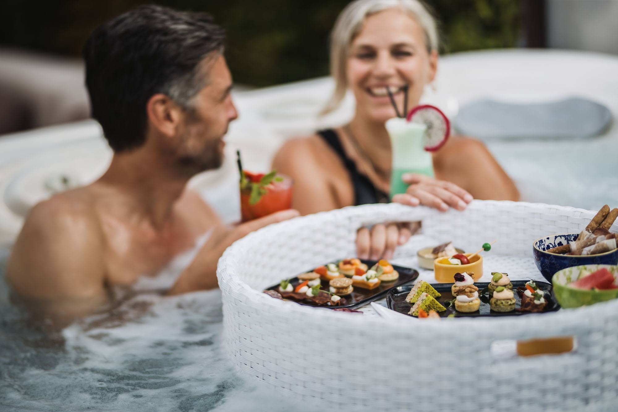 Floating Indulgence. Time for two in the Sky Spa