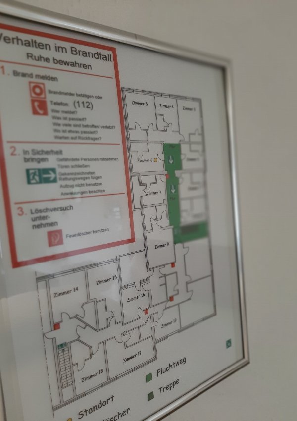 Escape routes & fire protection