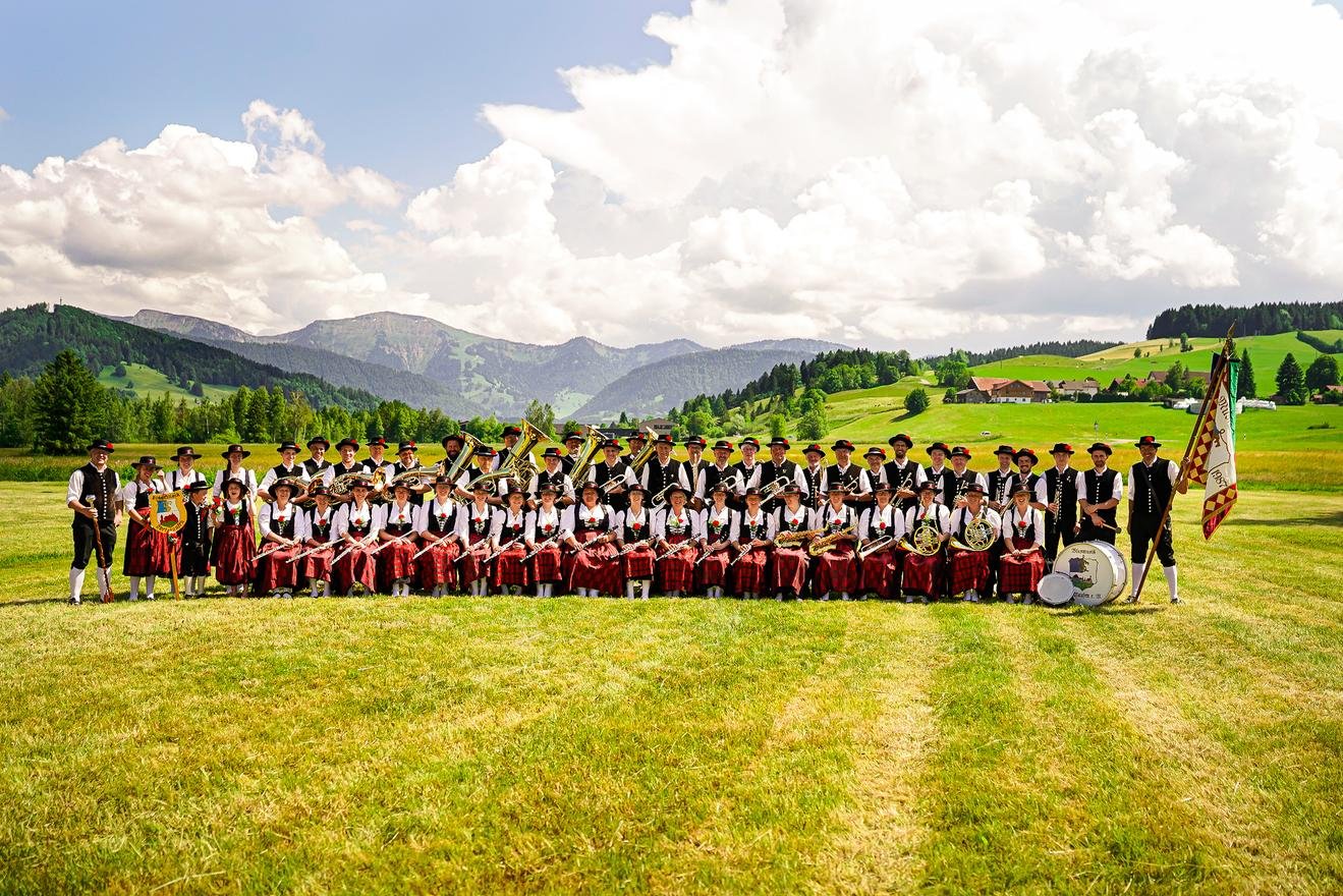 Stand concert brass band Oberstaufen