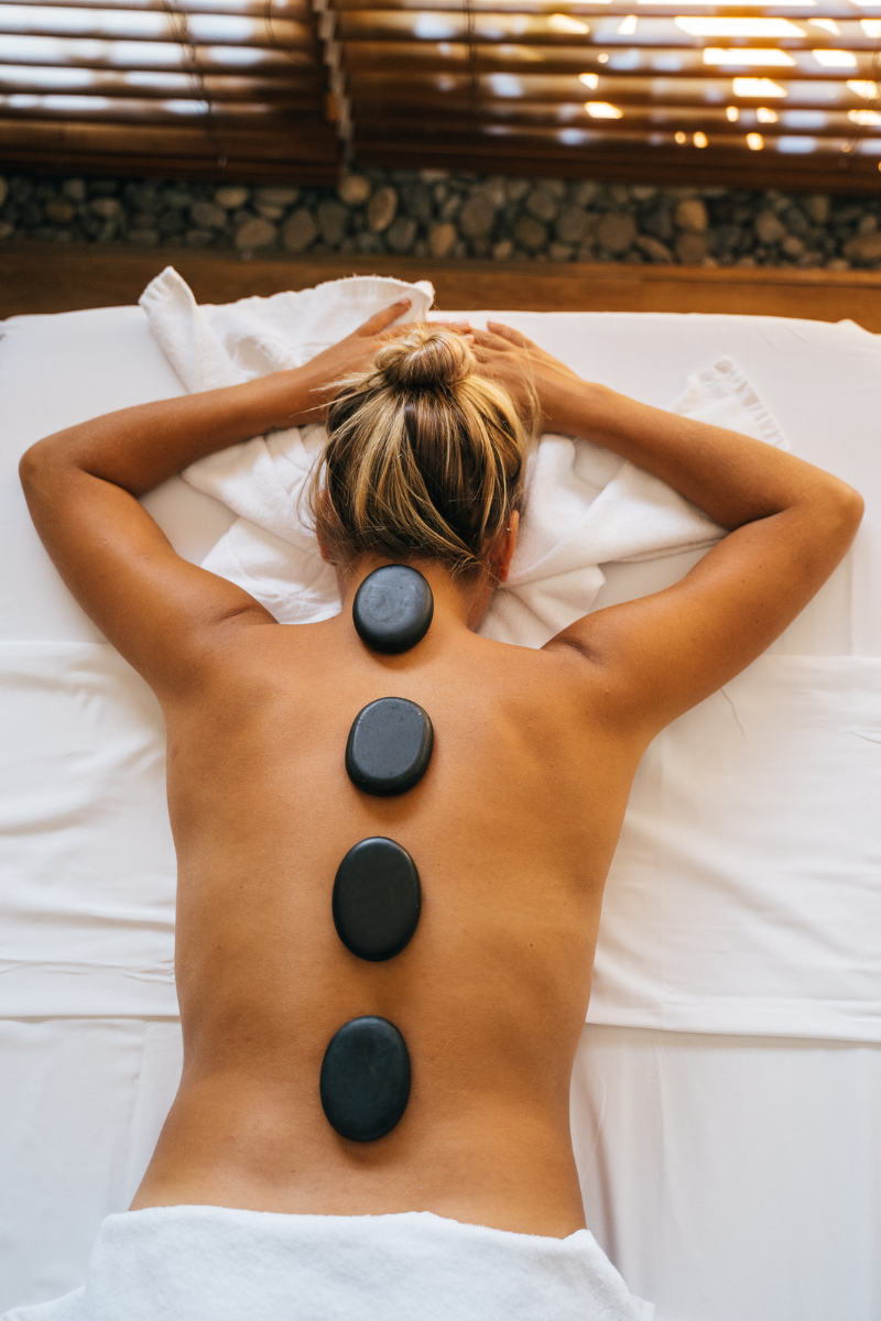 Hot Stone Rückenmassage