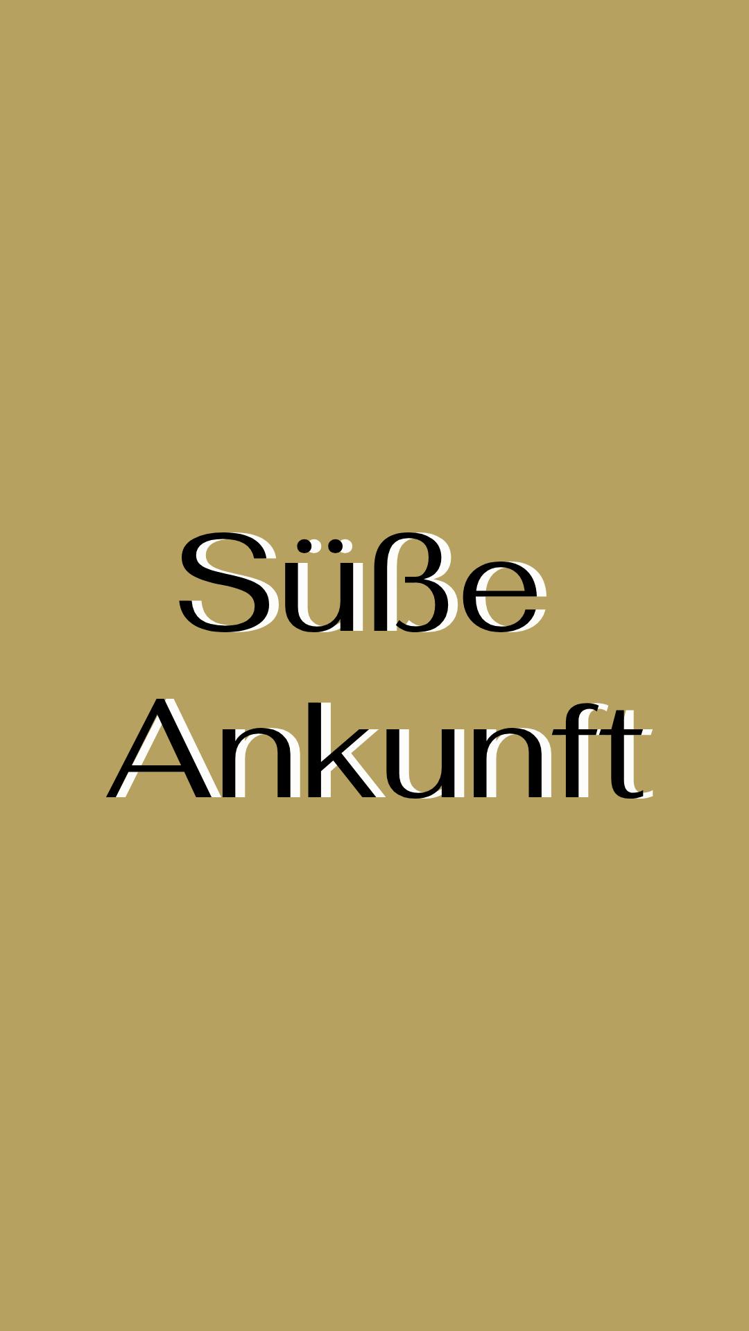 Süße Ankunftsüberraschung.
