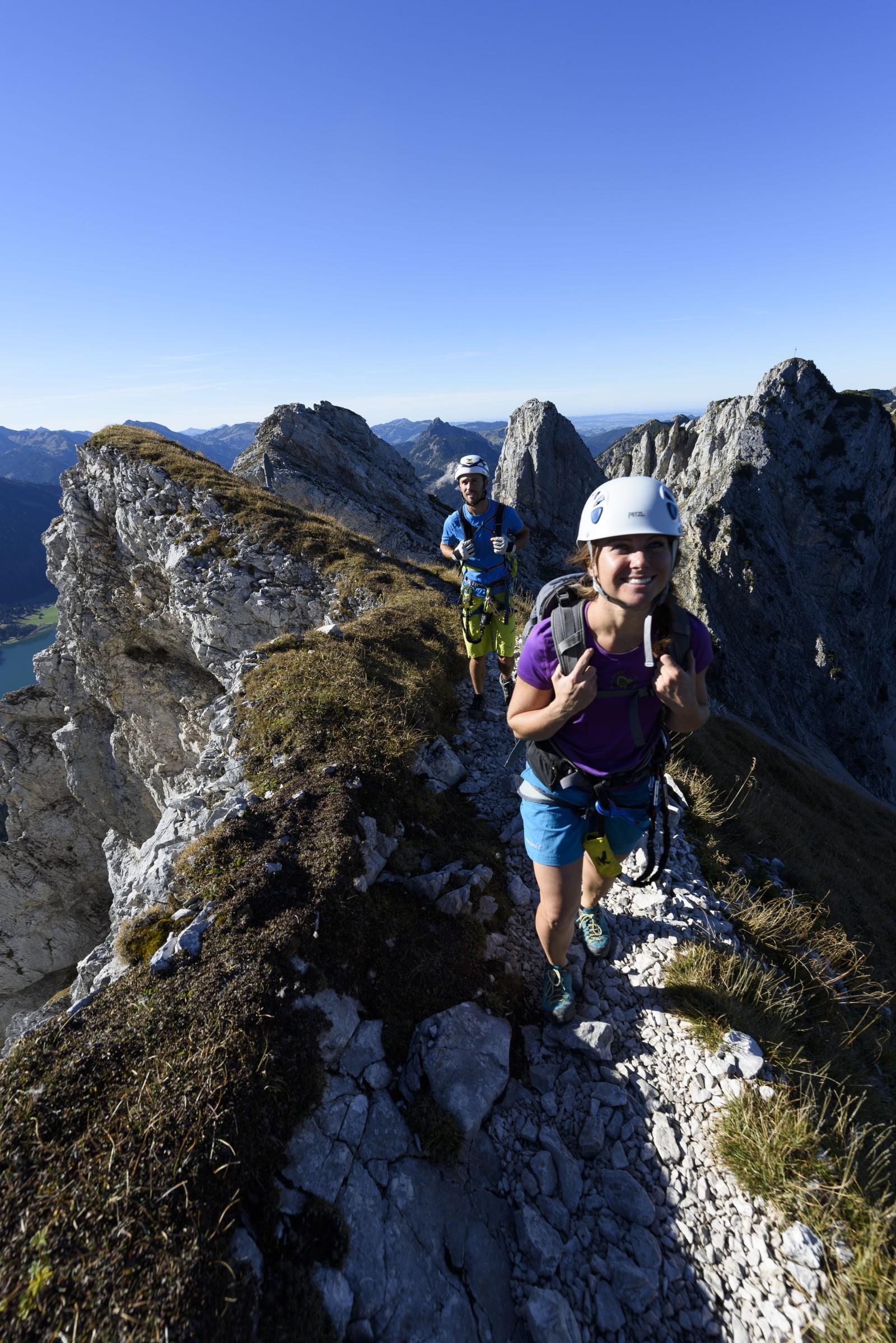 Klettern im Tannheimer Tal