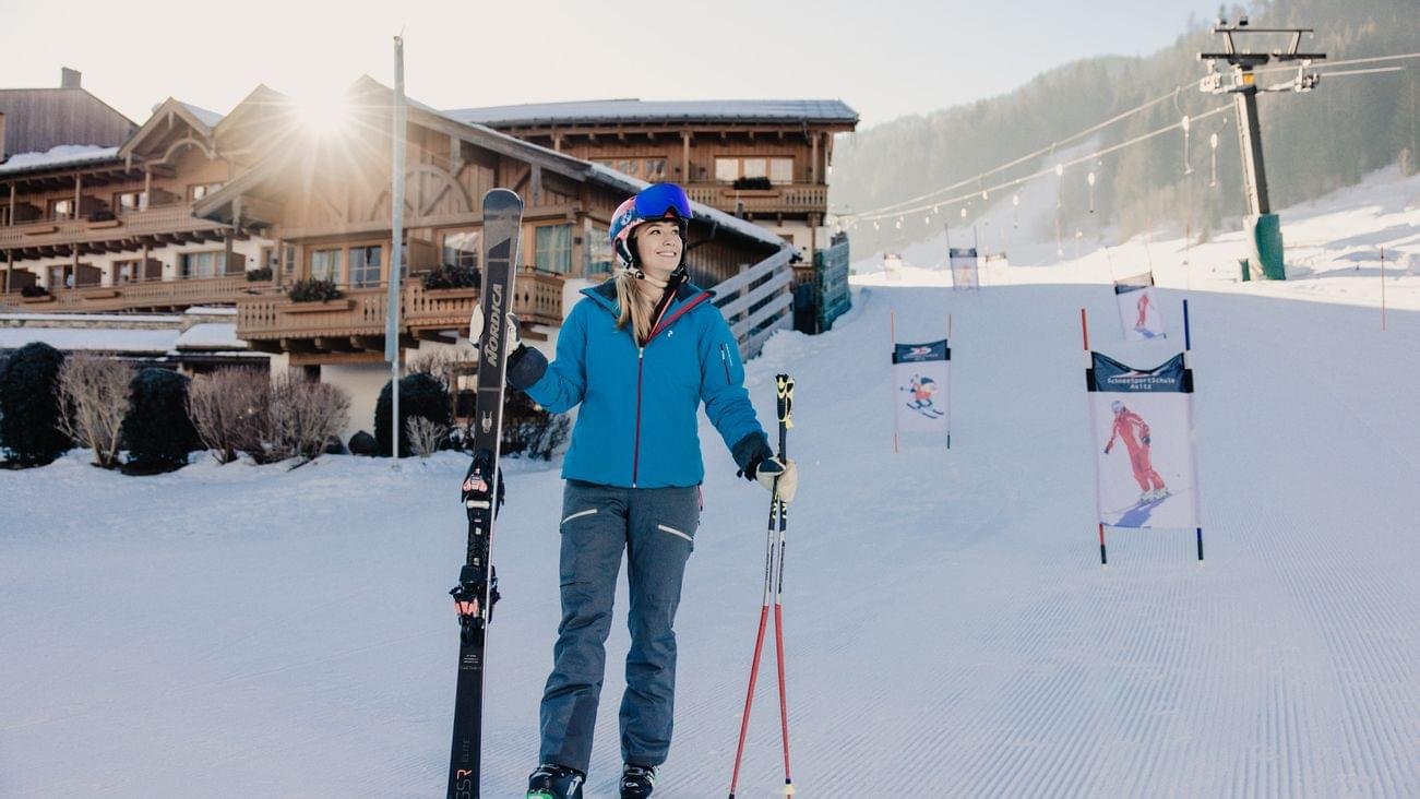 And the winner is?! Guest ski race for all ...