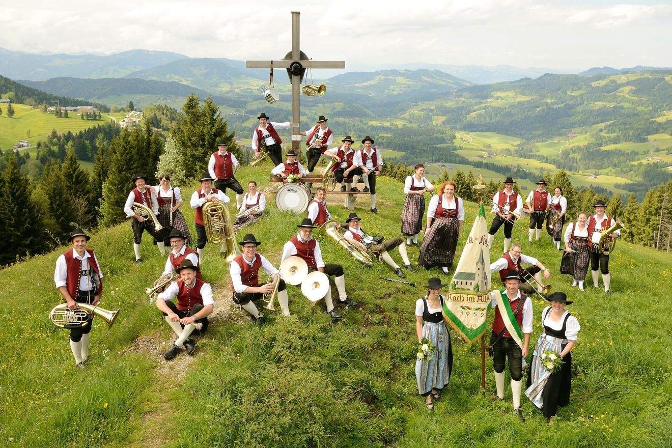 Stand concert Musikkapelle Aach