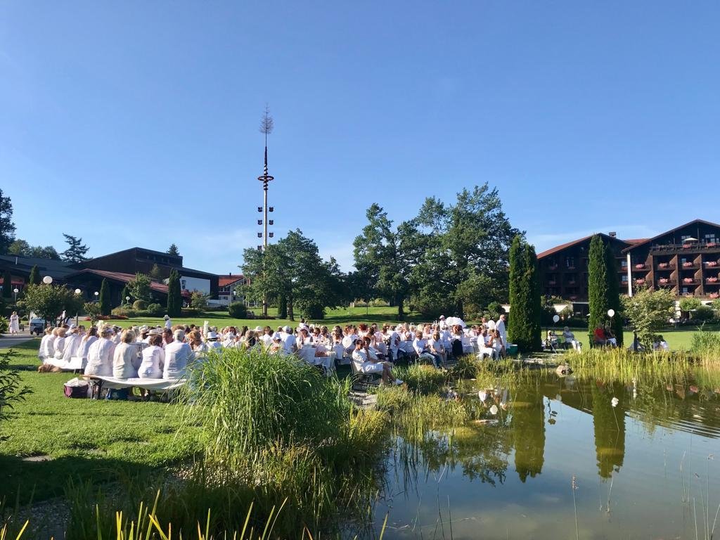 Picnic in white