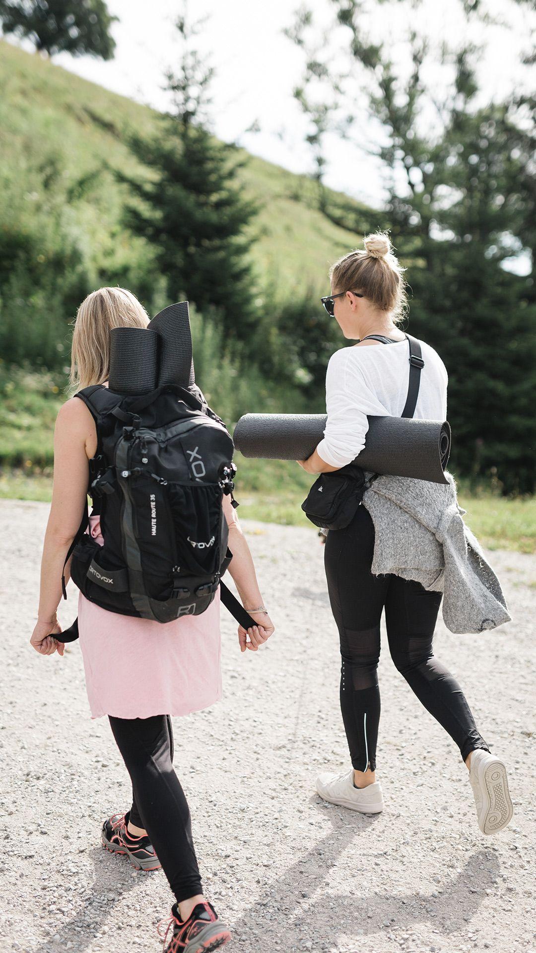 Hiking backpack & hiking poles rental