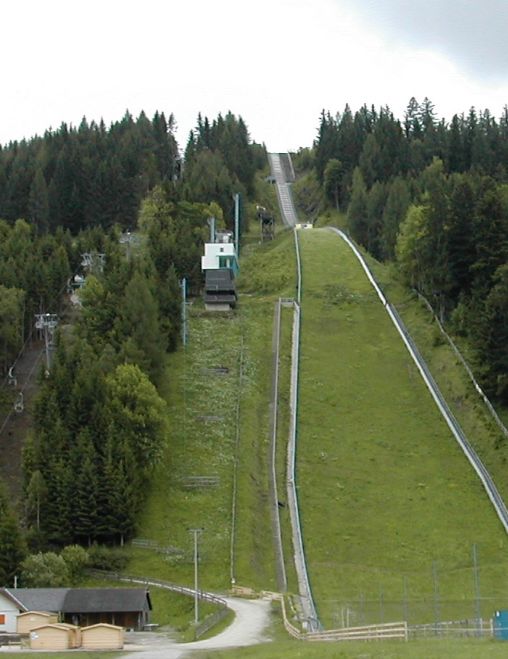 Biketour zur Skiflugschanze Kulm - leicht