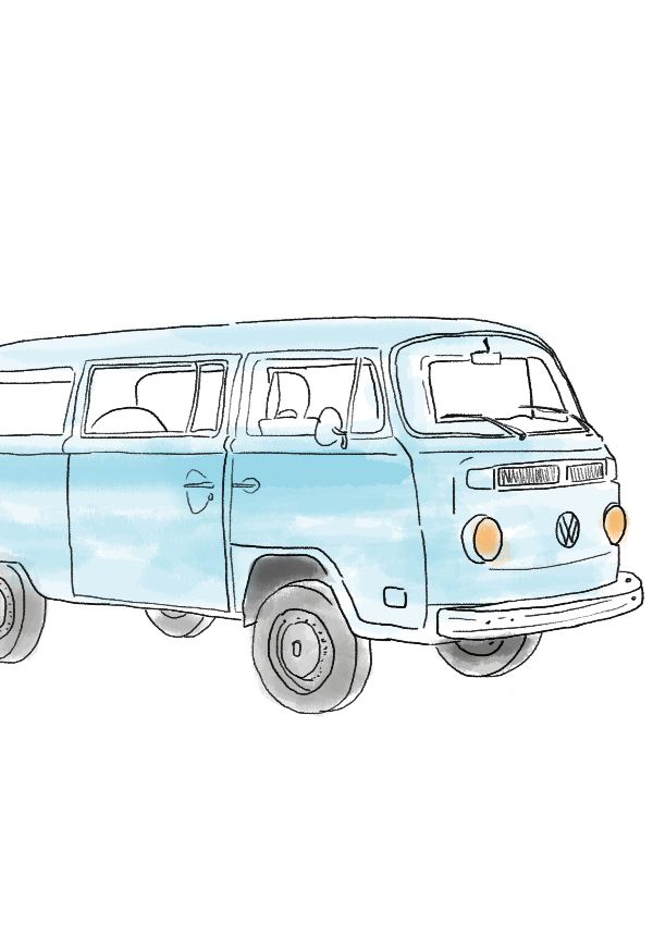 VW-Bus Bulli T2 1977