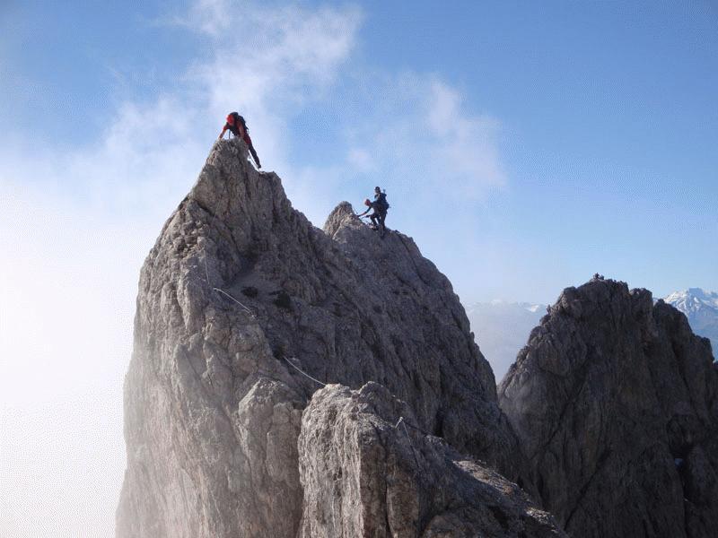 Königsjodler Klettersteig Hochkönig - sehr schwer