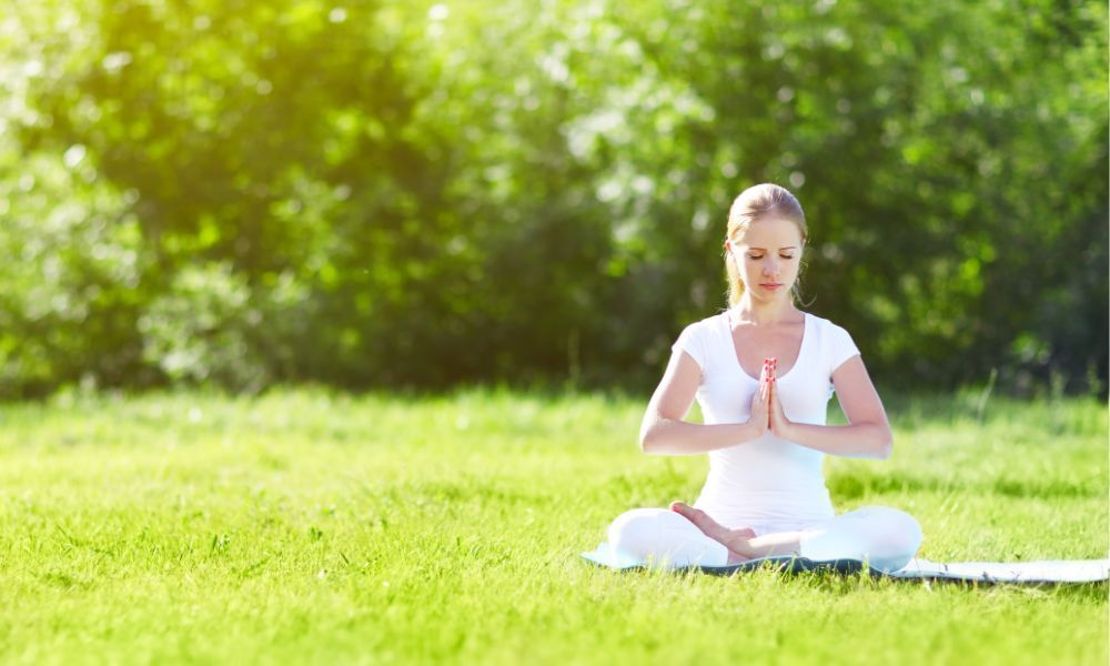 Yoga am Morgen