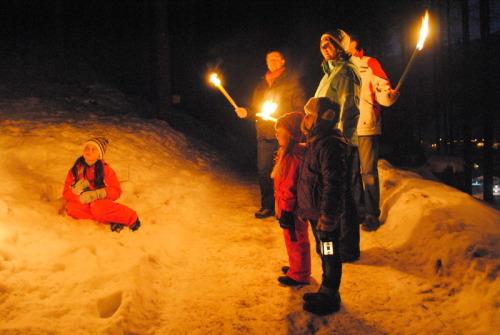 Märchenwanderung im Fackelschein