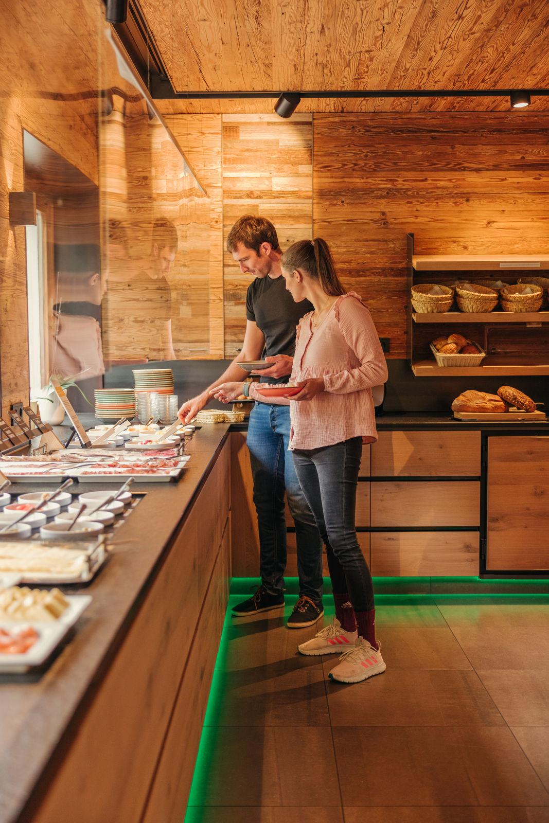 Starting the day: The Belchenhotel breakfast buffet