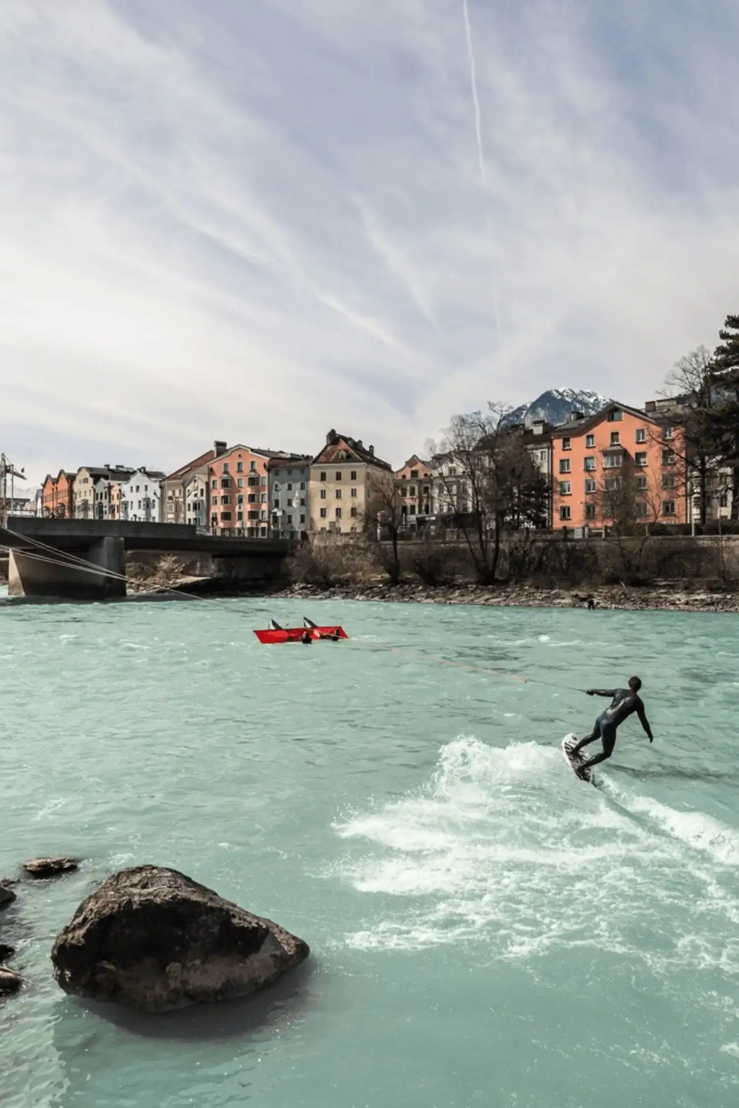 Addiction potential - "Up Stream Surfing" in Innsbruck