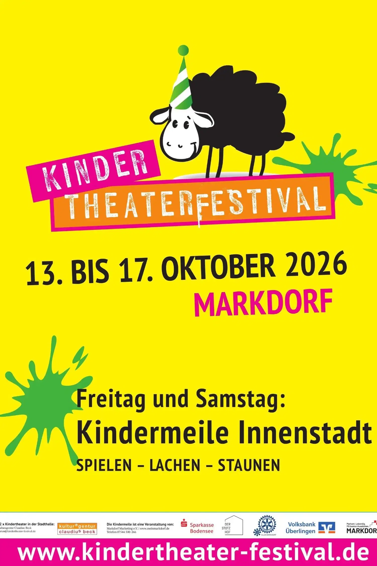 Kindertheater-Festival mit Kindermeile