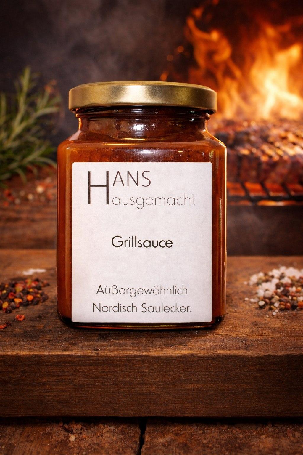 "HANS" Grillsauce - Verkaufsglas
