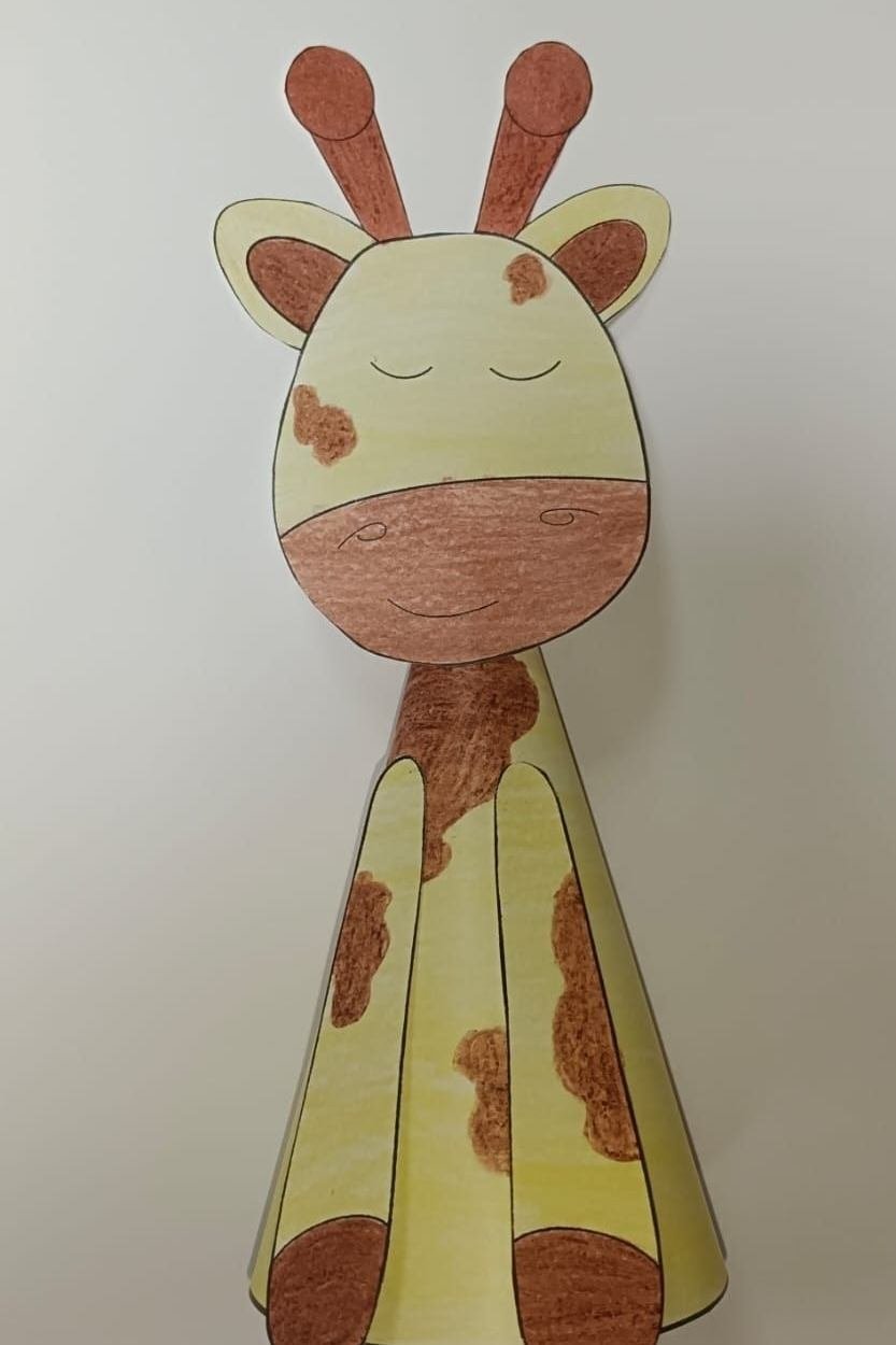 Giraffe basteln