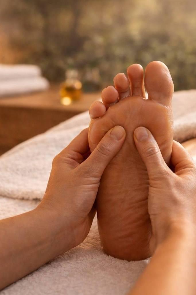 Aromatic oil and energy massages
