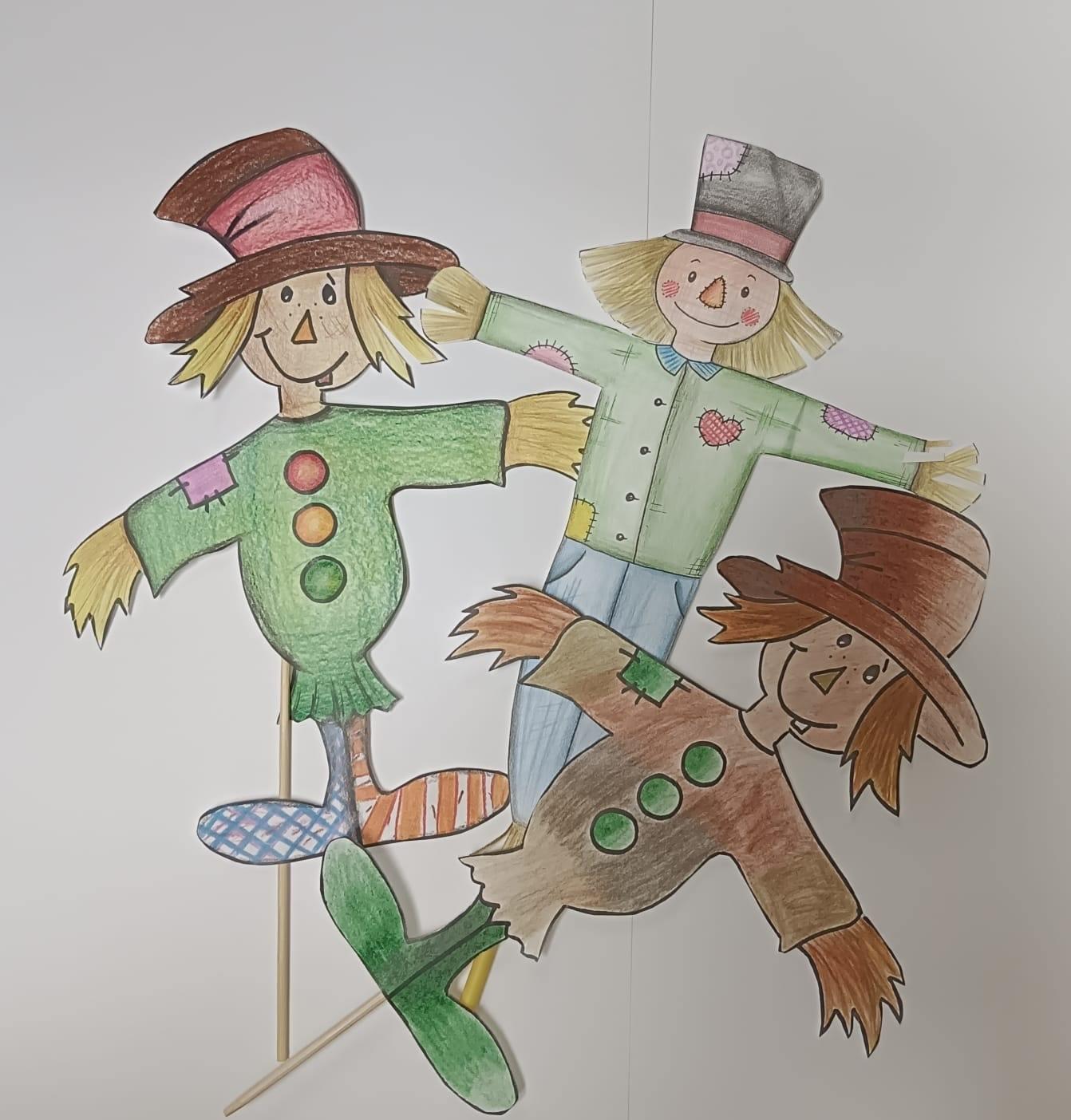 Vogelscheuche basteln