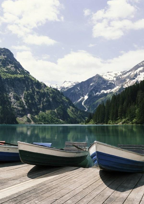 Bergseen im Tannheimertal.