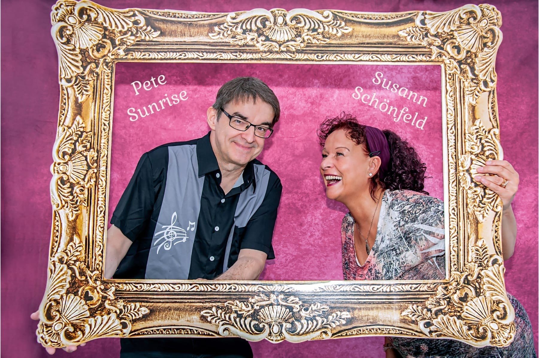Immer wieder Freitags mit Pete Sunrise & Susann Schönfeld am 03.07.26 ab 19:00 Uhr bei schönem Wetter draußen