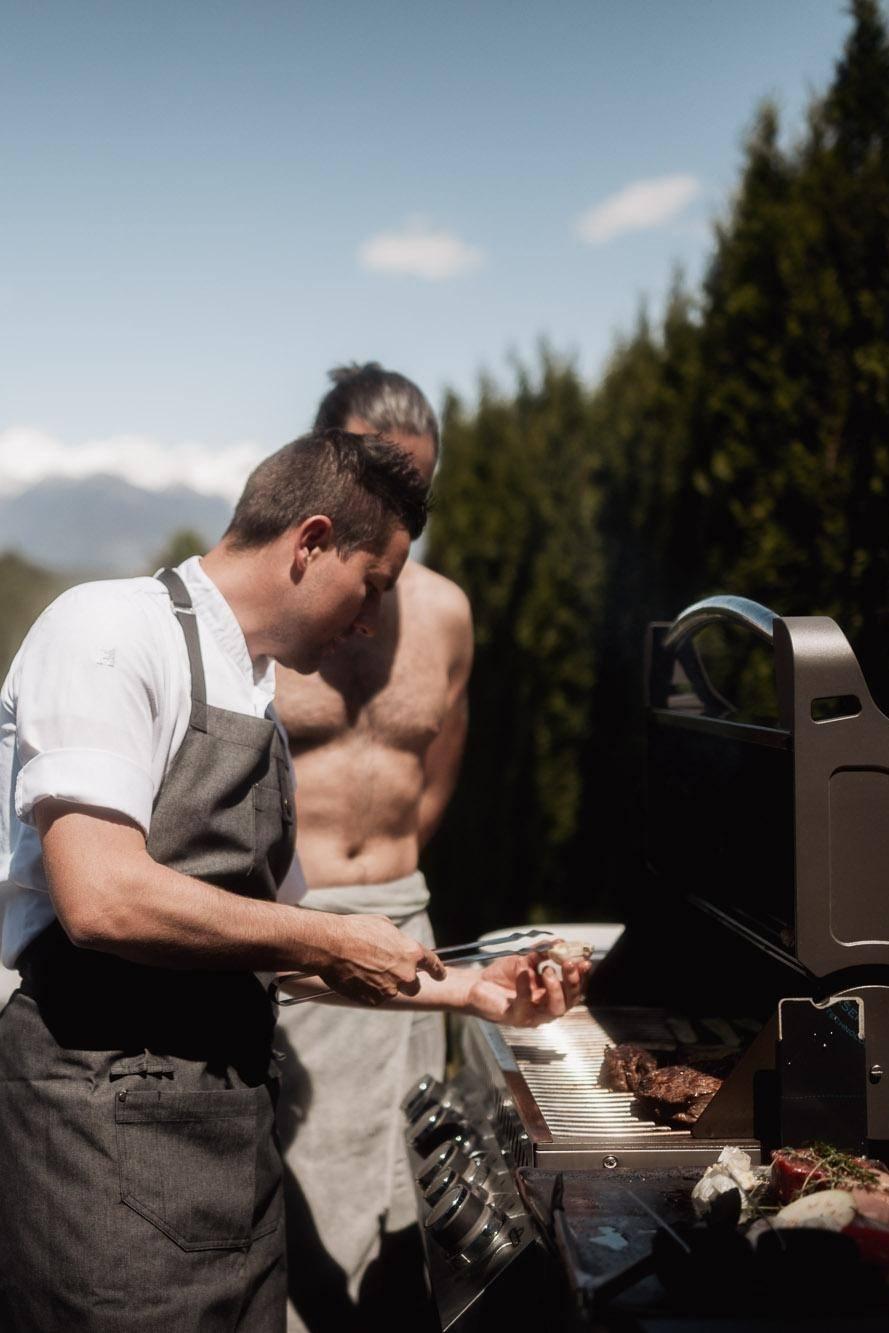 Barbecue privato nel vostro chalet*