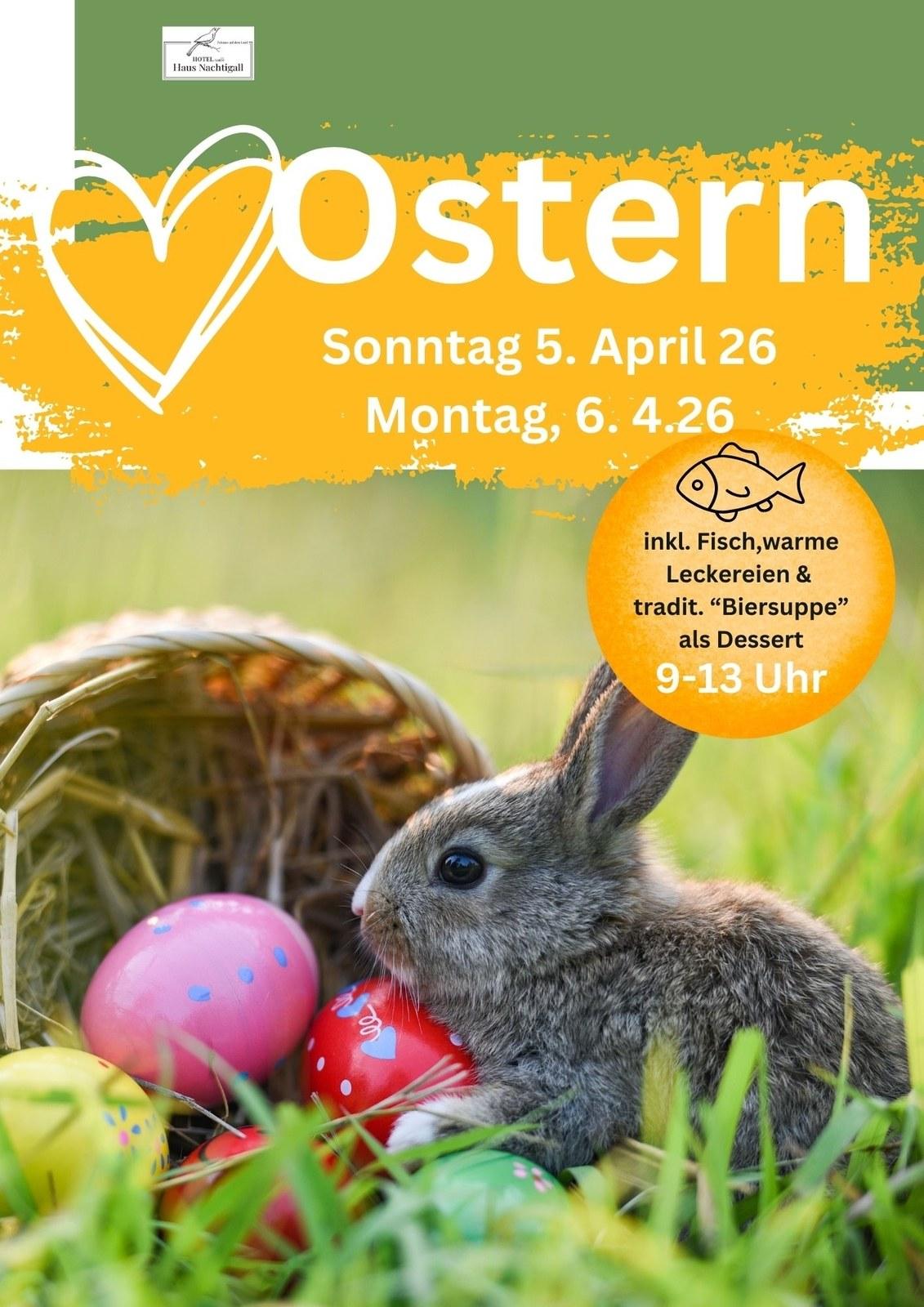Easter at Haus Nachtigall -holiday breakfast incl. fish