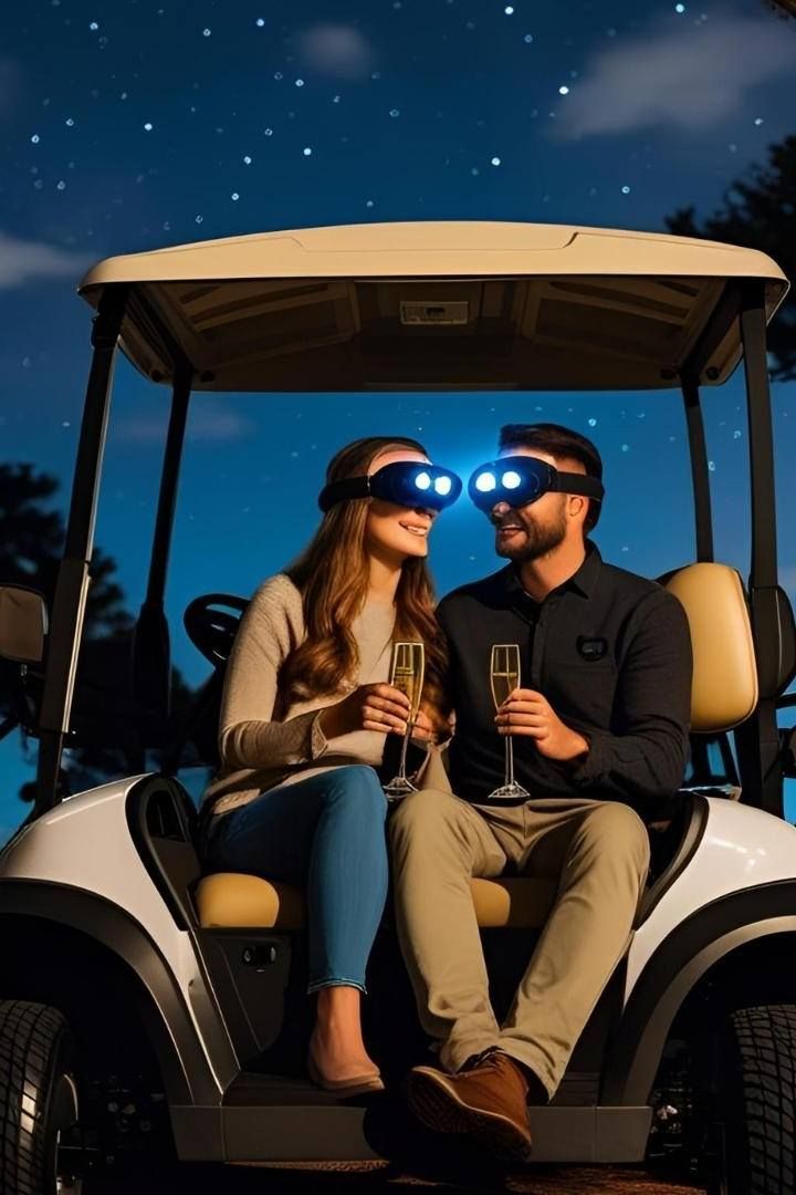 E-Cart-Safari mit Nachtsichtgerät, Wein und Übernachtung im Schloss