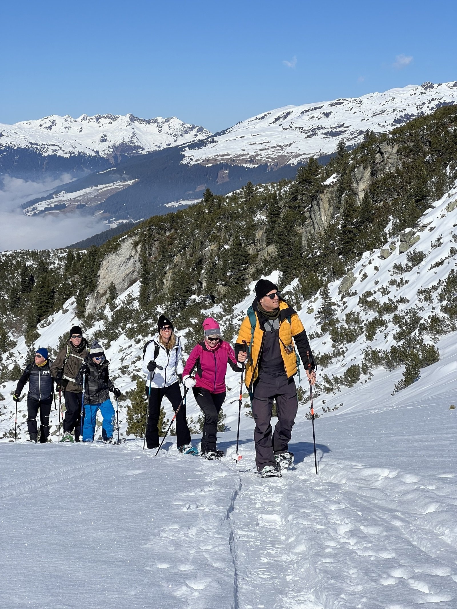 Schneeschuhwanderung mit Nili (ev. Kosten für Liftticket)