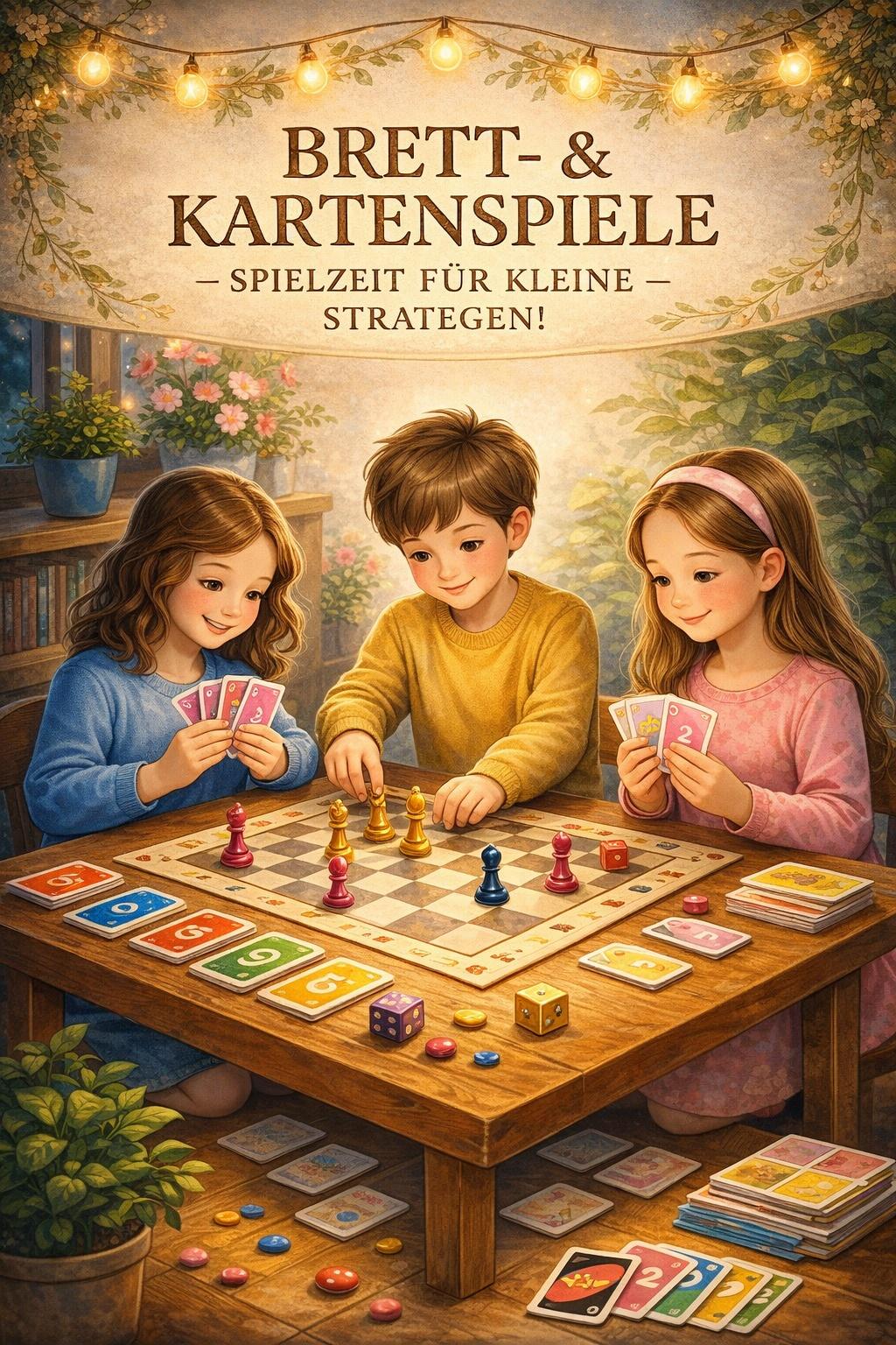 Board & card games - playtime for little strategists!