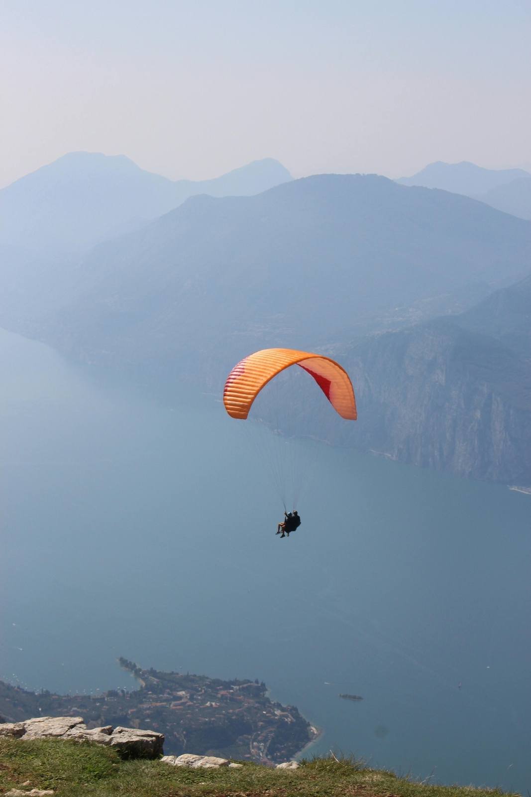 Guided paragliding adventure