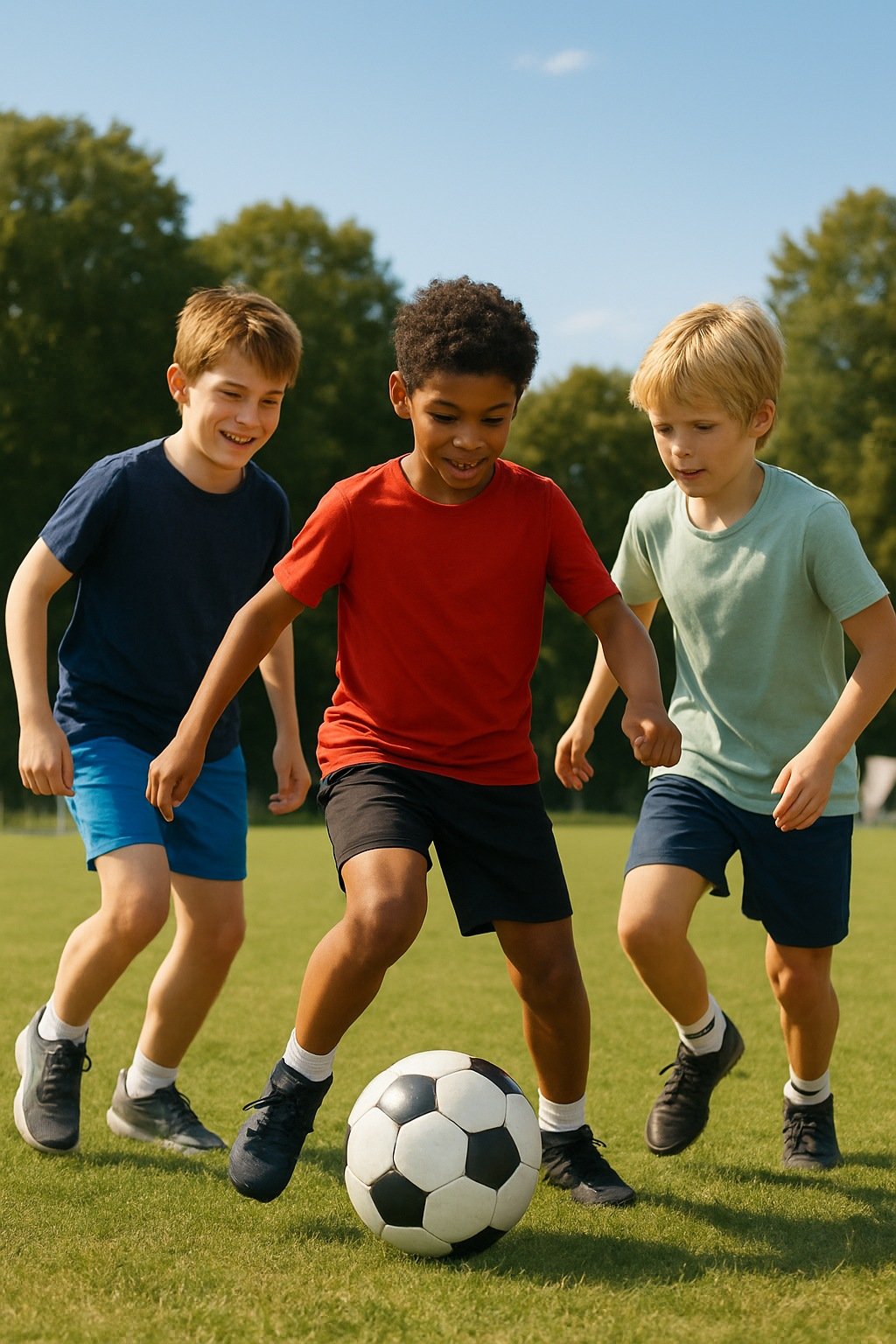 Sportprogramm - Fußball für Kinder
