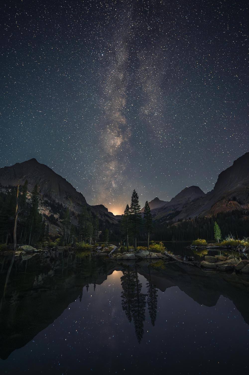 Sleeping under the stars