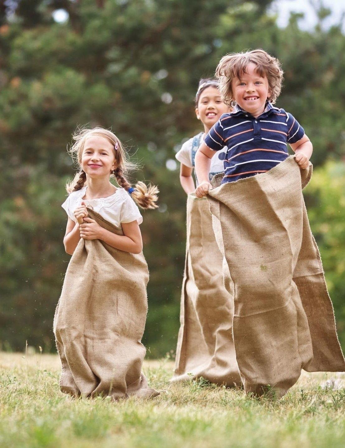 Children's Olympics in the garden
