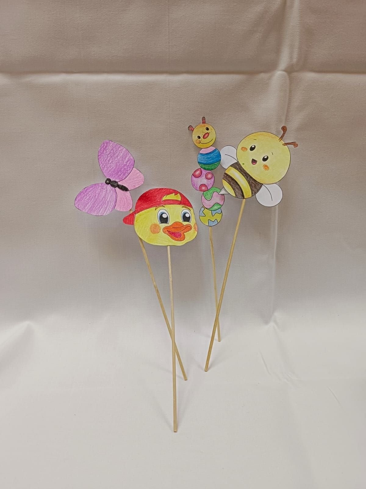 Stabfiguren basteln