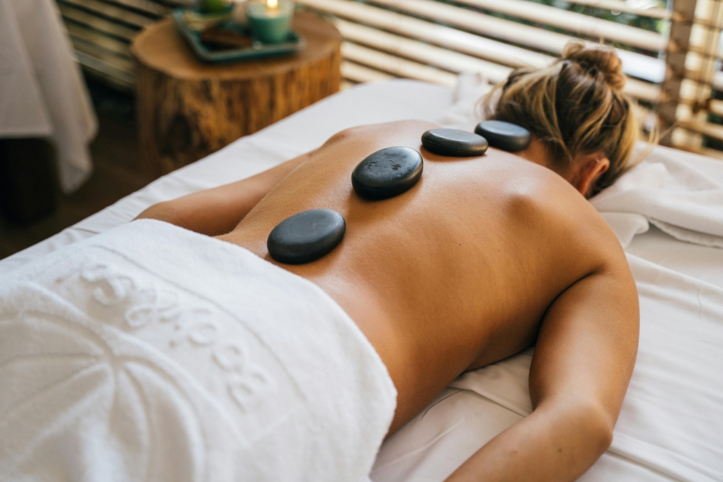 Hot stone massage