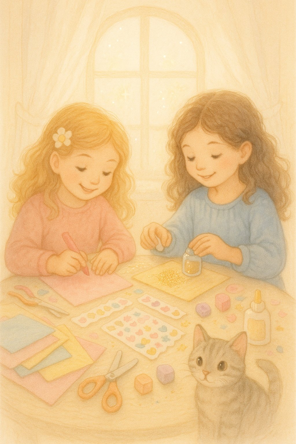 Postcards with a heart - creative greetings for our loved ones
