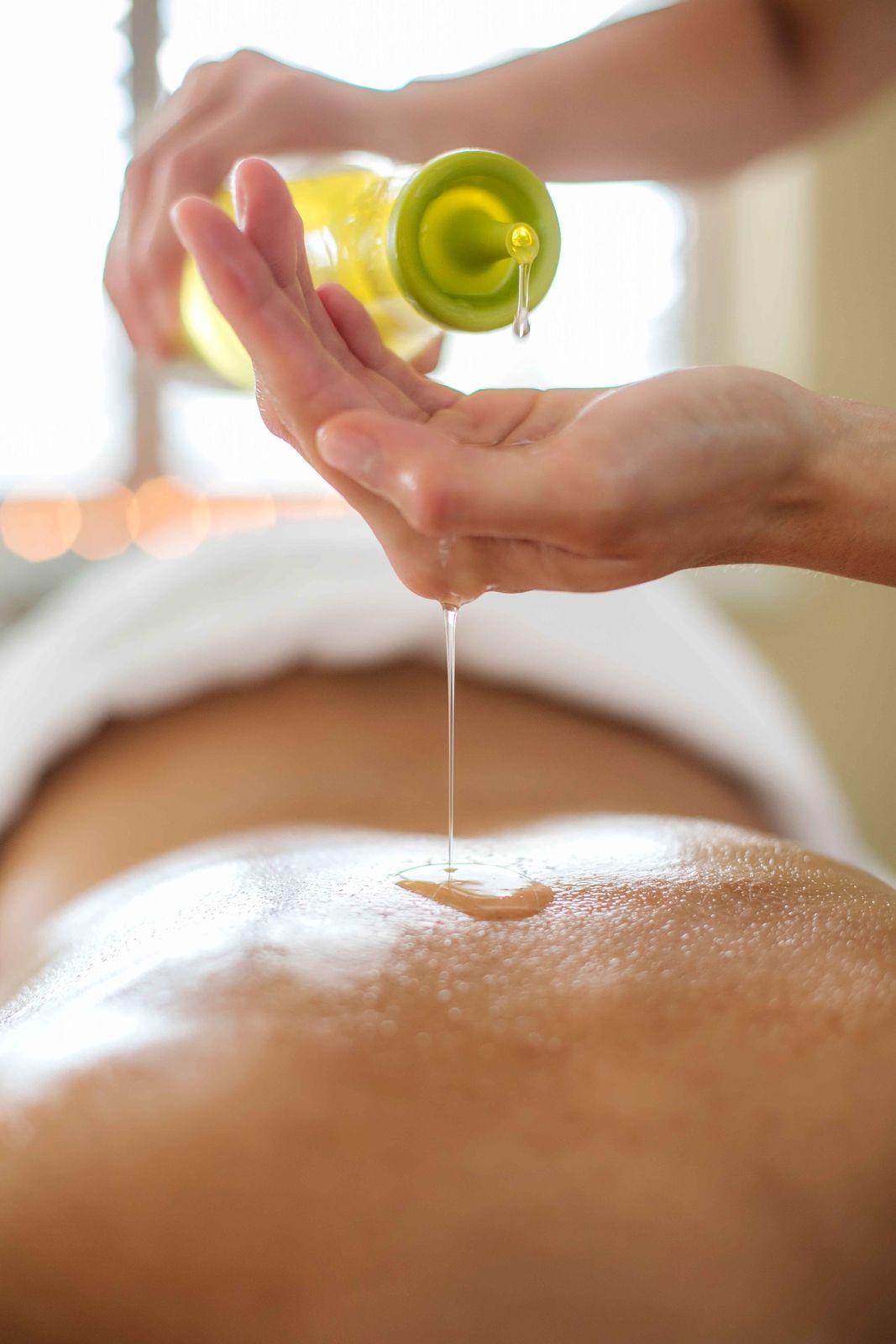 Aromabürsten-Massage