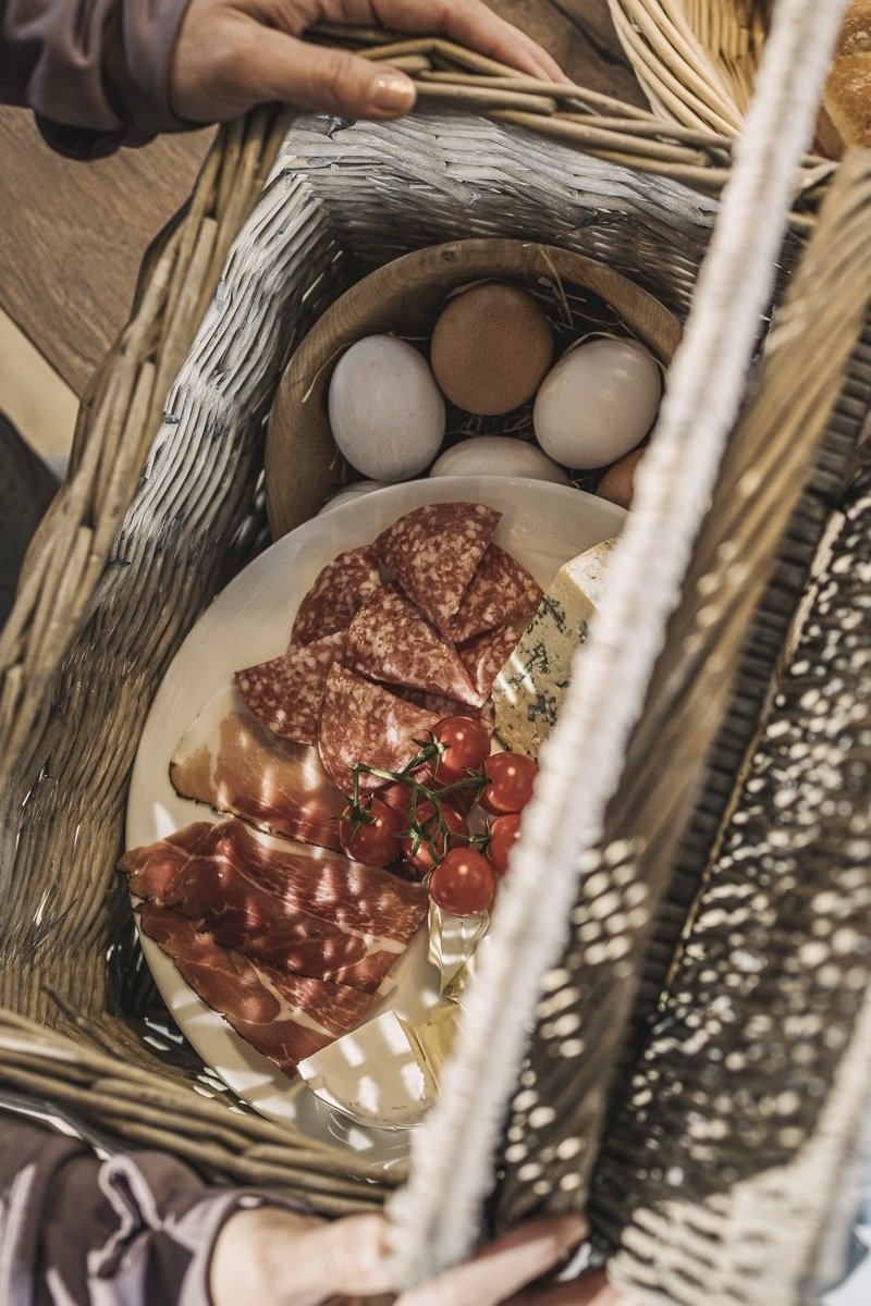 Nachmittagsjause im Chalet