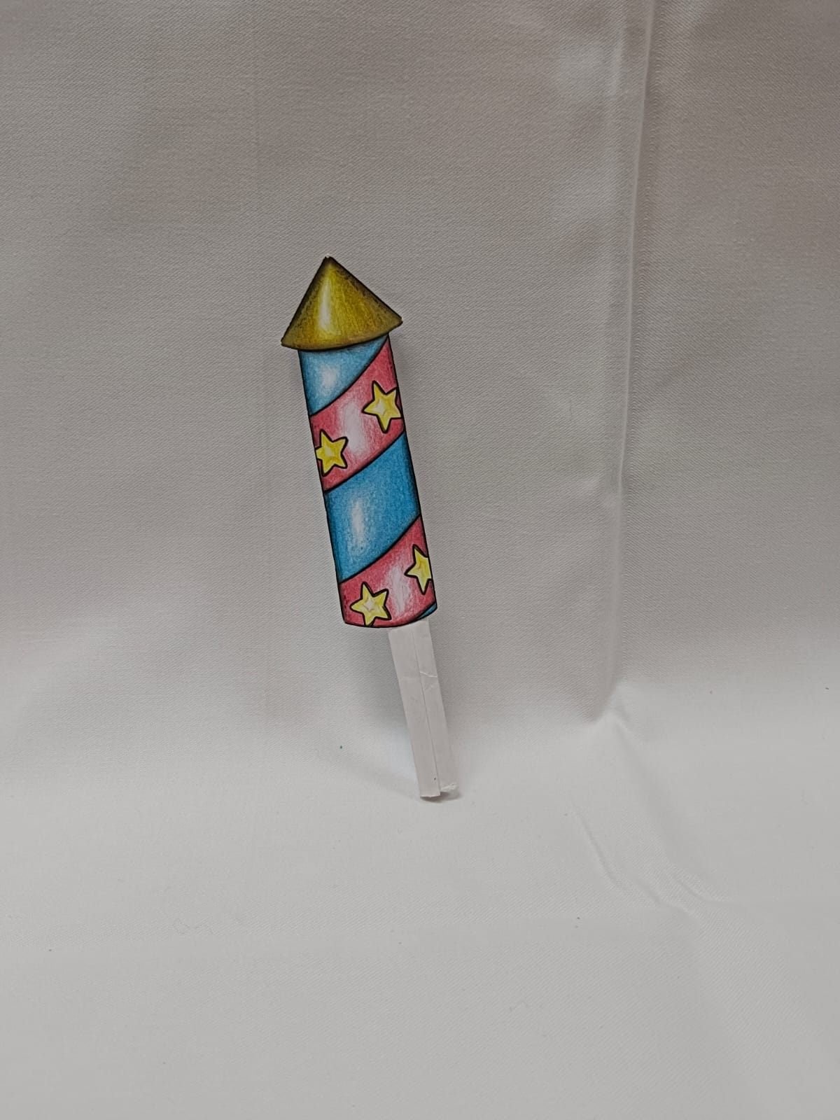Puste Rakete basteln