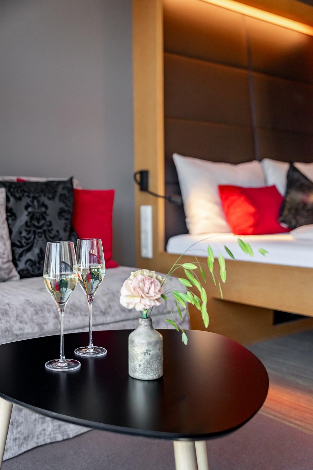 Prosecco am Zimmer