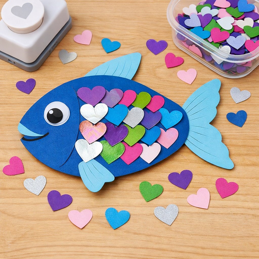 Wir basteln den Regenbogenfisch