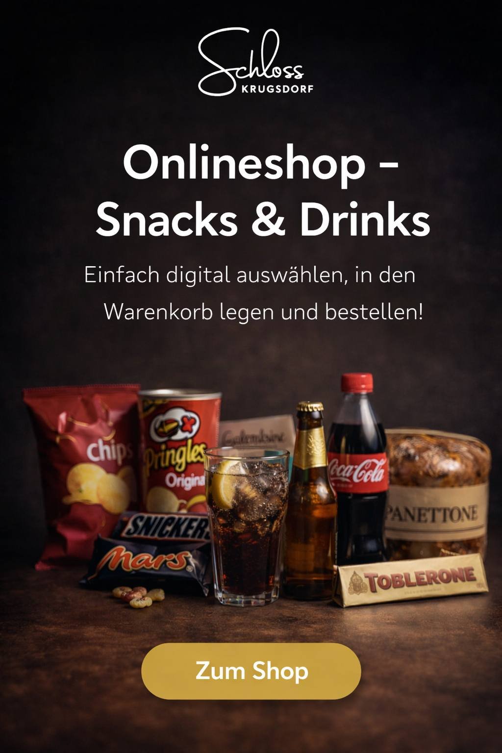 Onlineshop – Snacks & Drinks