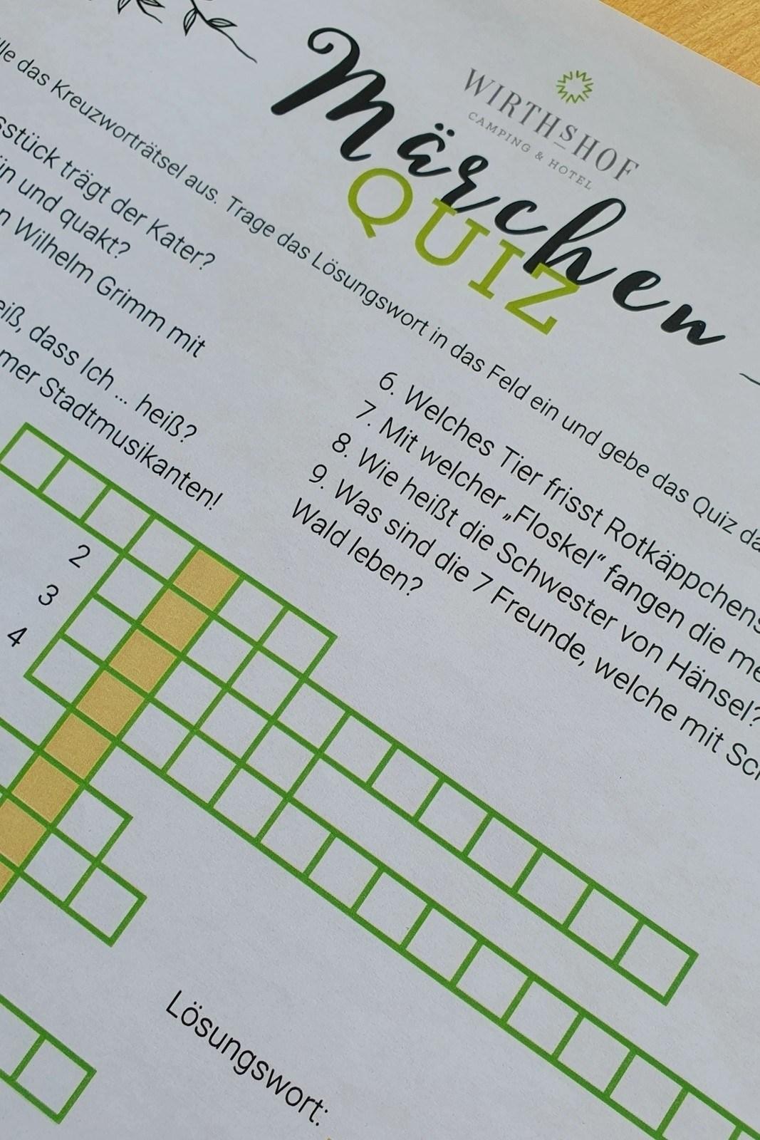 Tipp - Das Märchen Quiz zum Abholen